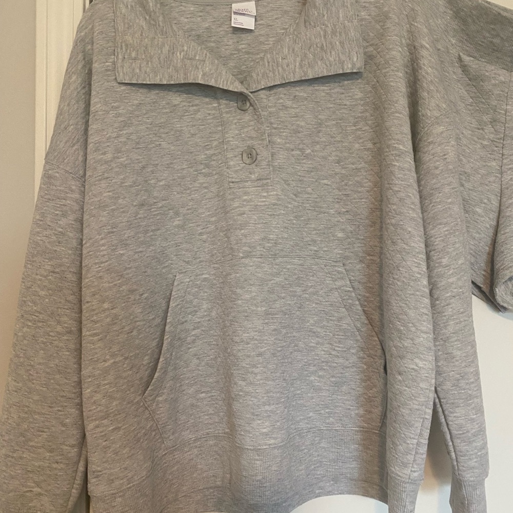 Gray Pullover and Shorts Set (Target) - Picture 2 of 3